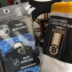 Boston Bruins beach accessories package